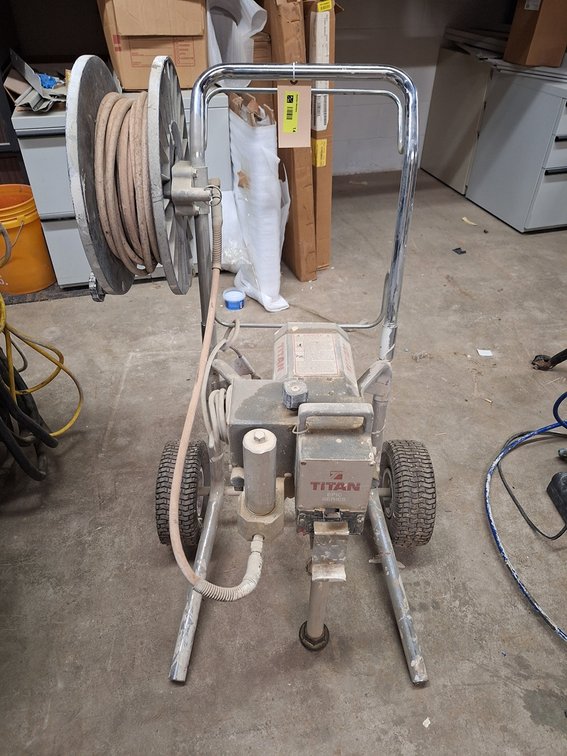 Titan 660 PX Paint Sprayer on Wheels with Hose