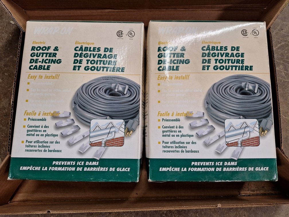 2 Roof/Gutter De-Icing Cables