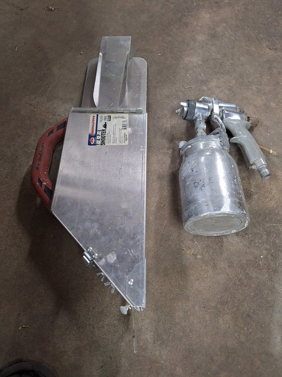 Tape Shooter and Paint Sprayer