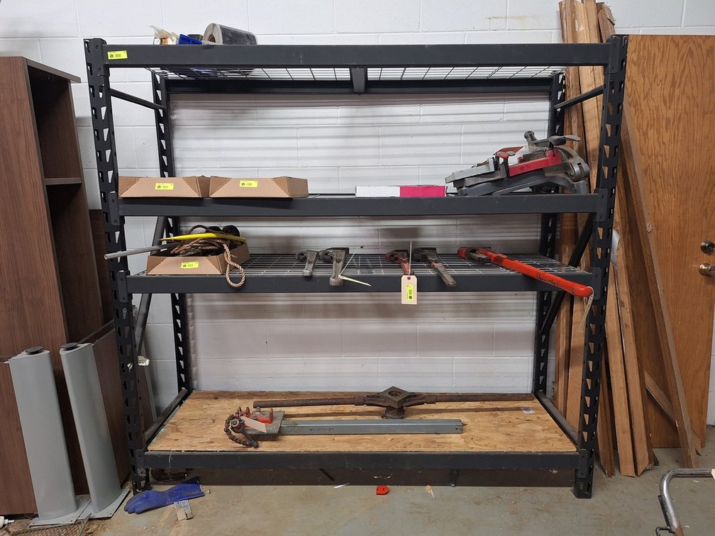 4 Tier Metal/Wire Shelf, 78"x24"x72"