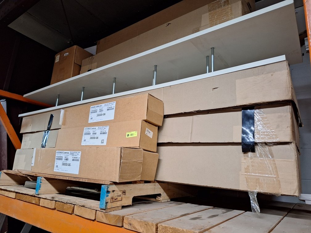 OLEA Retractable Closet System on Top Shelf