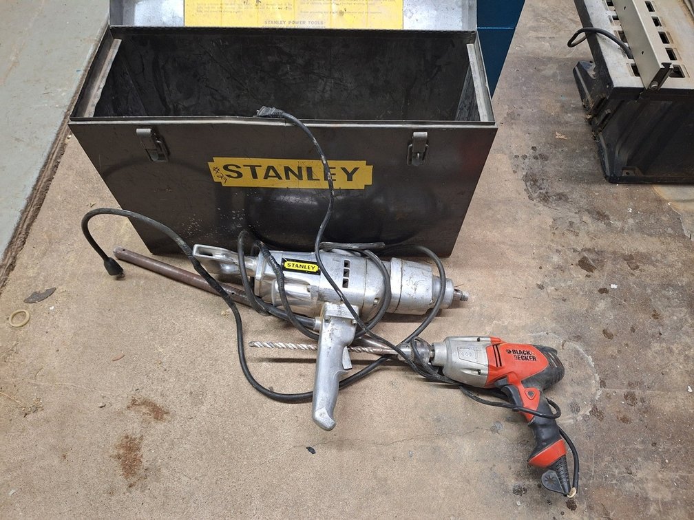 Stanley No 404 Impact Drill with Metal Case