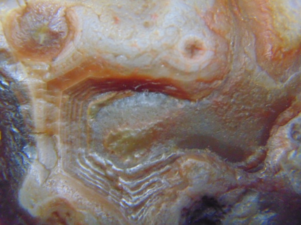 A 2 oz rough Lake Superior Agate with banding and eyes