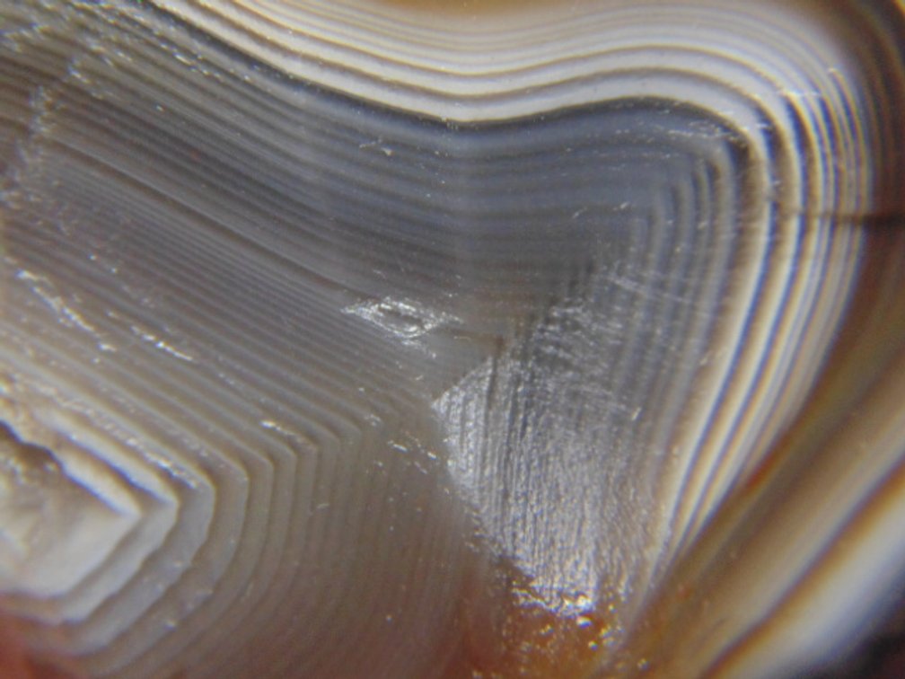 A 2.8 oz Lake Superior Agate with shadowing