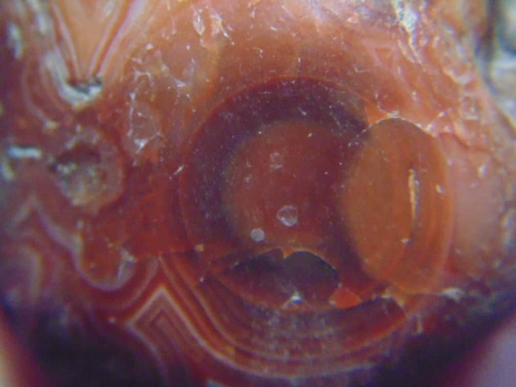 A 2.1 oz Lake Superior Agate with banding and a large eye