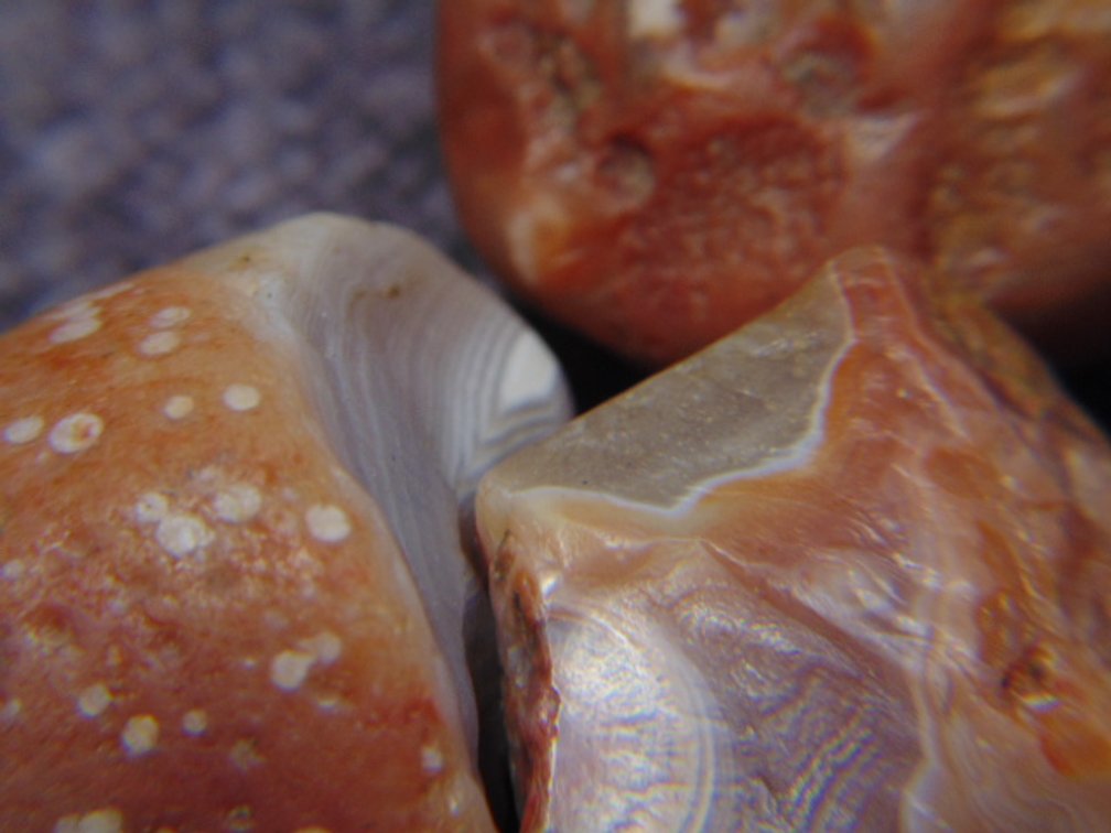 Three Lake Superior Eye Agates, 3.3 ozs