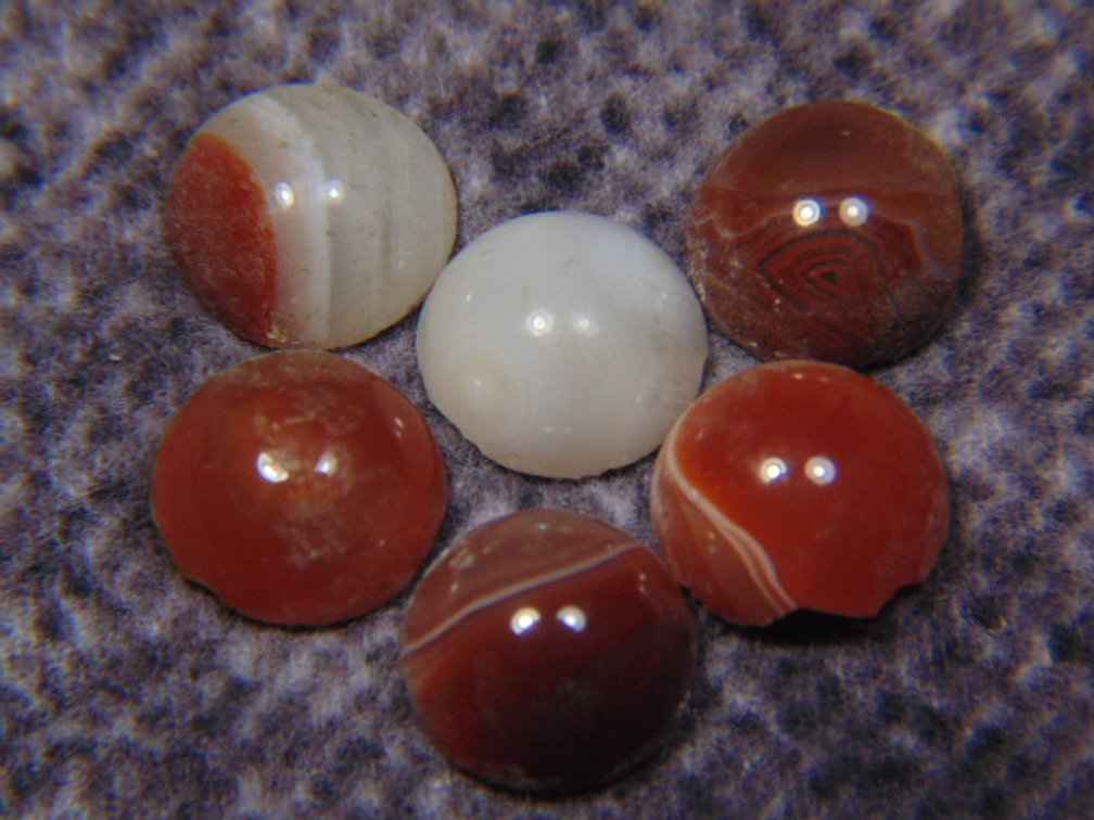 Six Lake Superior Agate cabs