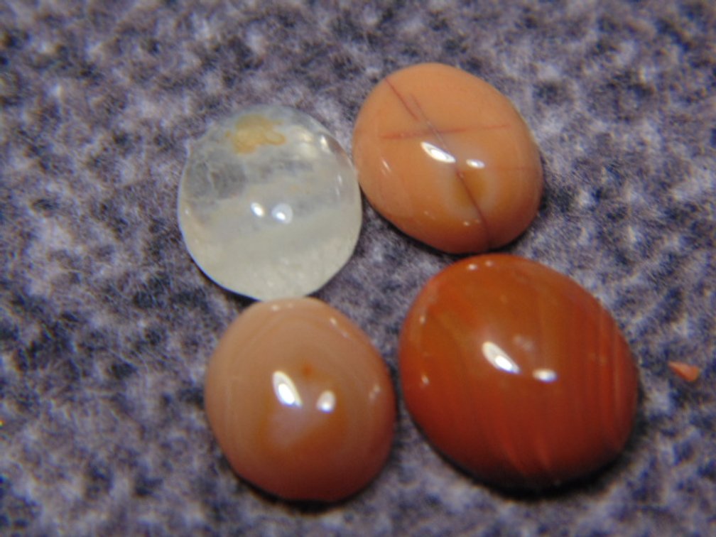 Four Lake Superior Agate cabs