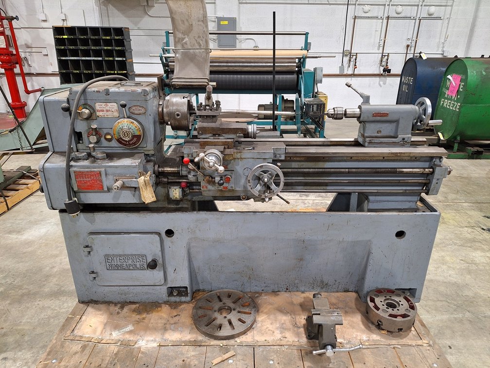 Nishimori Industrial Lathe, Machine# 64K-1852, 250V, 3PH, 78"x24"x48"