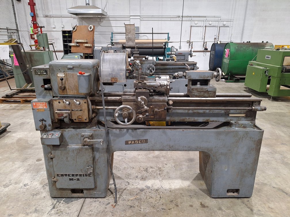Mysore Kirloskar LTD Industrial Lather, Model: EM2, Machine # 327, 250V, 3PH, 74"x17"x52"