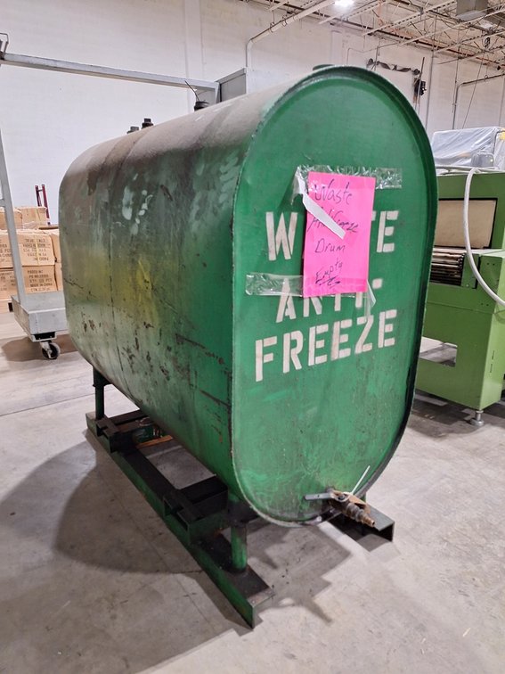 Metal Drum for Waste Antifreeze