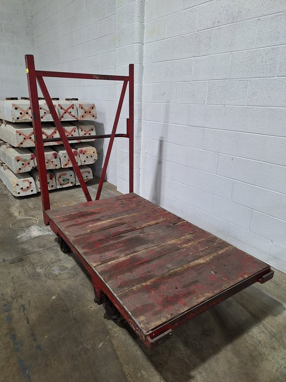 Wood/Metal Shop Cart, 60"x36"x62"