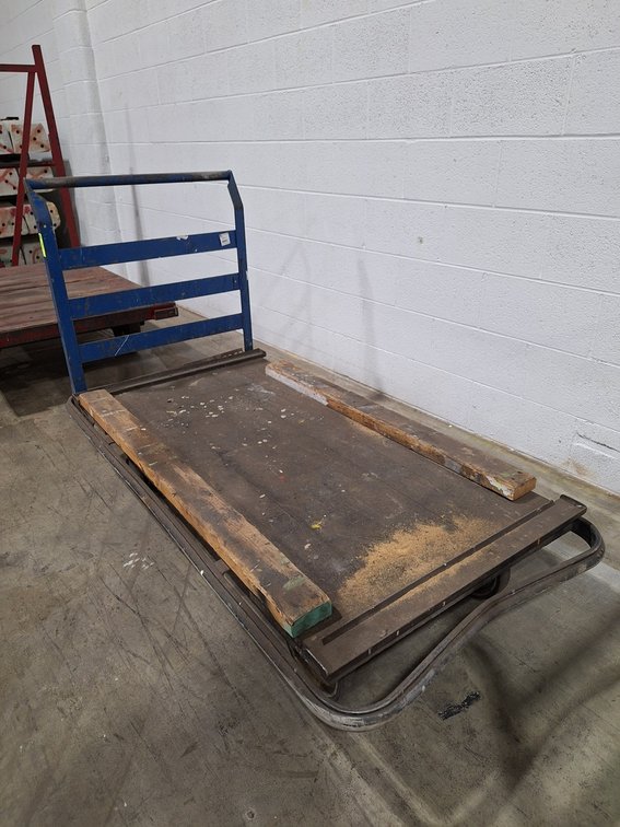 Wood/Metal Shop Cart, 60"x30"x38"