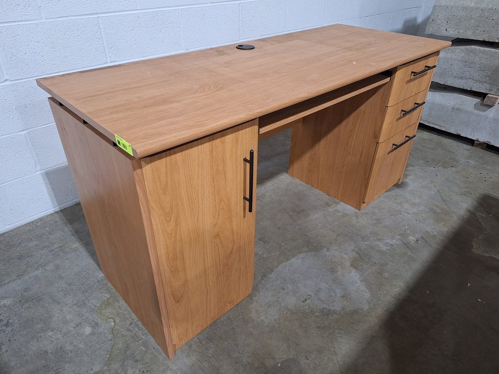 Wood Desk, 60"x24"x30"