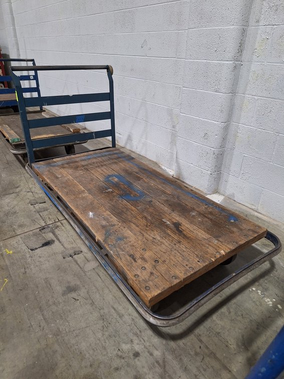Wood/Metal Shop Cart, 68"x33"x40"