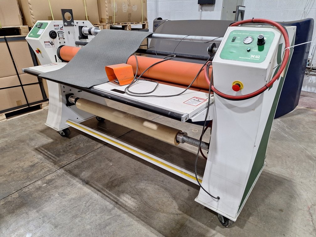 Advanced Greig Laminations Commercial Laminating Machine of Wheels, 220V, 1PH, 89"x36"x50"