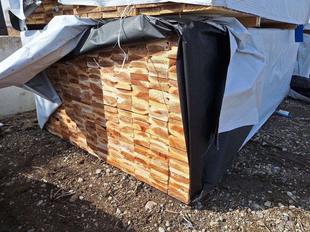 Cedar 7/8"x4" Fence Boards, 364 - 6' Pieces