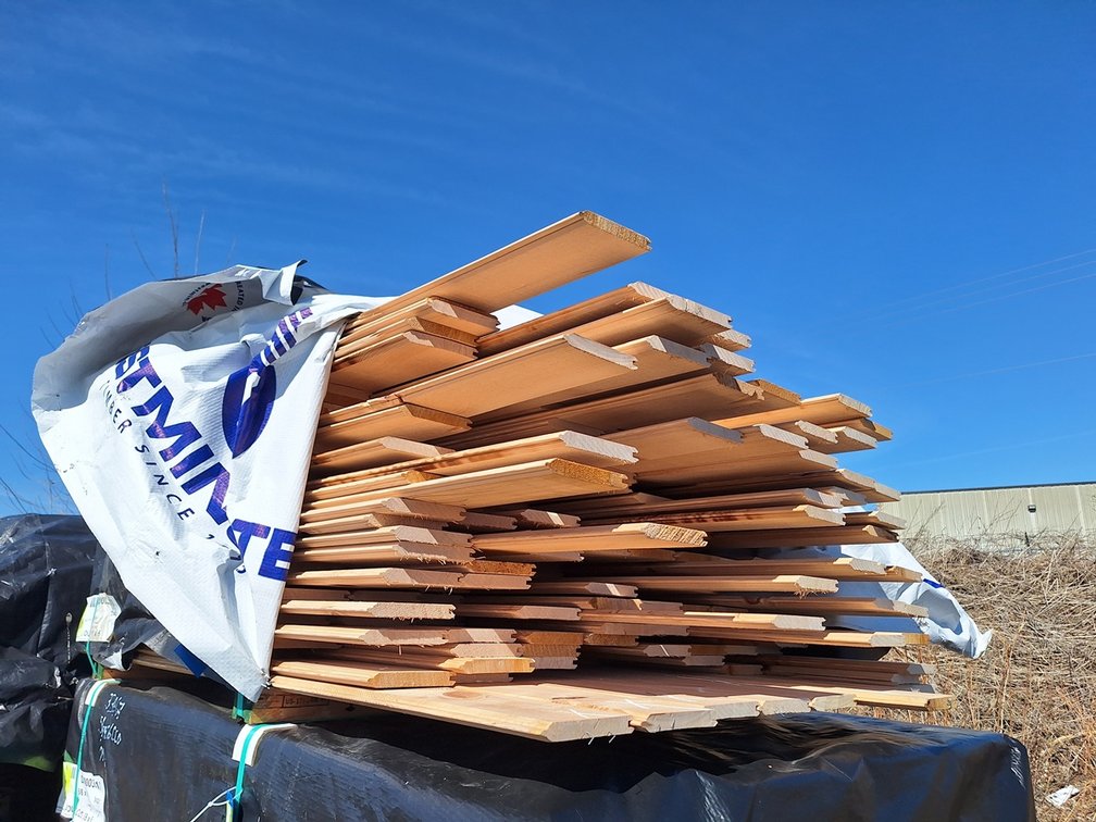 Hemlock 1"x6" T&G KD Outs, 3' to 5' Lengths, 936 Linear Feet, 401 Sq. Ft.