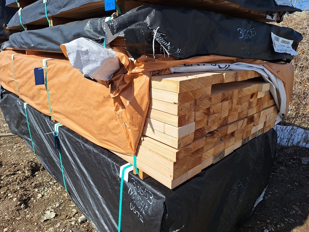 Hemlock 2"x4" S4S KD Outs, 6' to 10' Lengths, 1005 Linear Feet