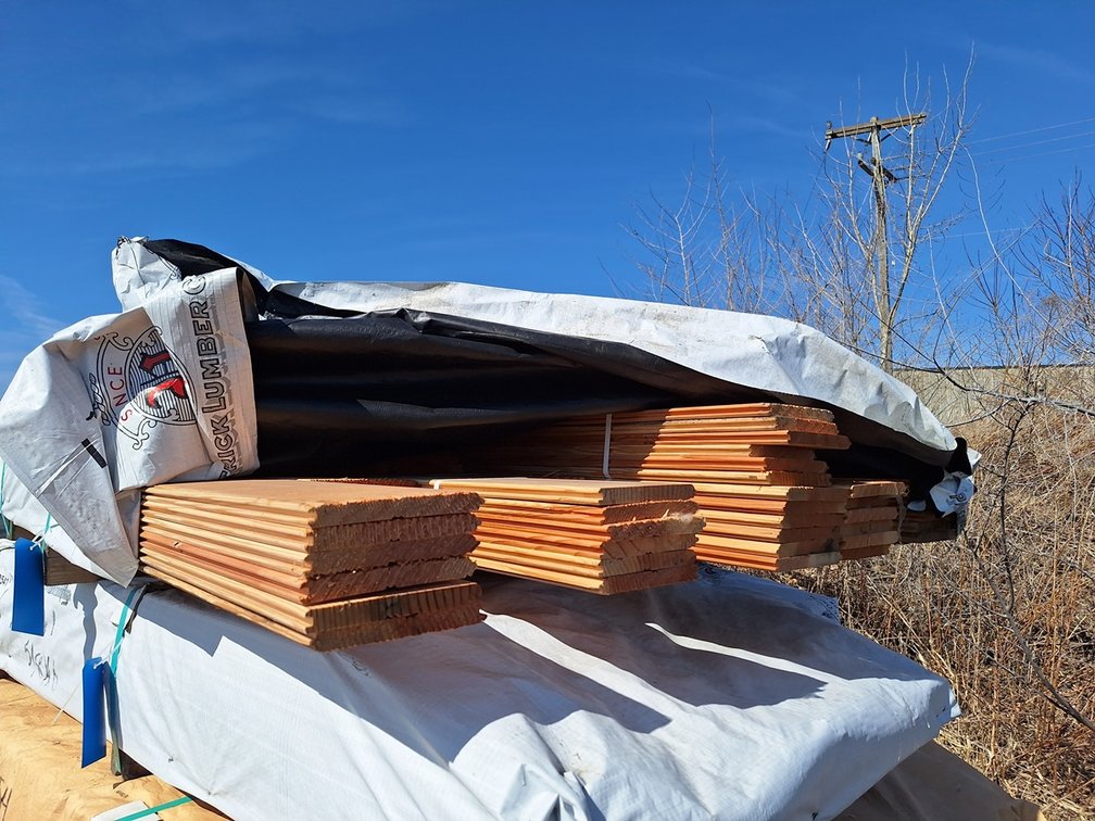 Douglas Fir 1"x6" Vert Grain Combo Bead Ceiling KD, 3' to 5' Lengths, 384 Linear Feet, 164 Sq. Ft.