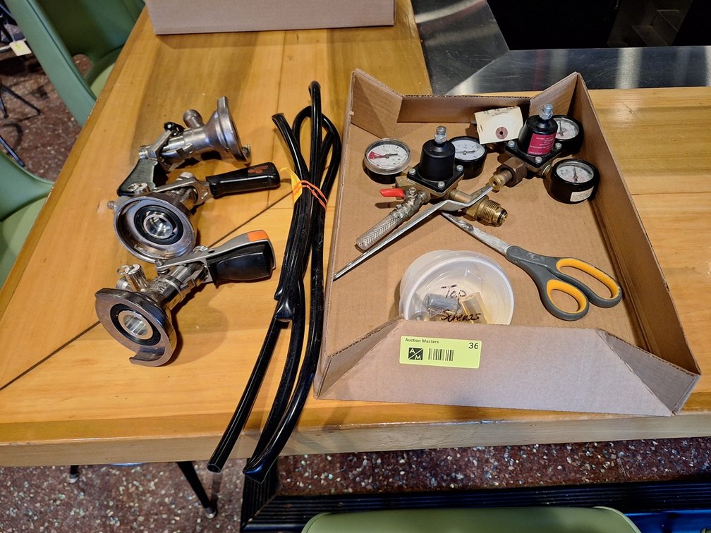 Assorted Gauges, Keg Supplies