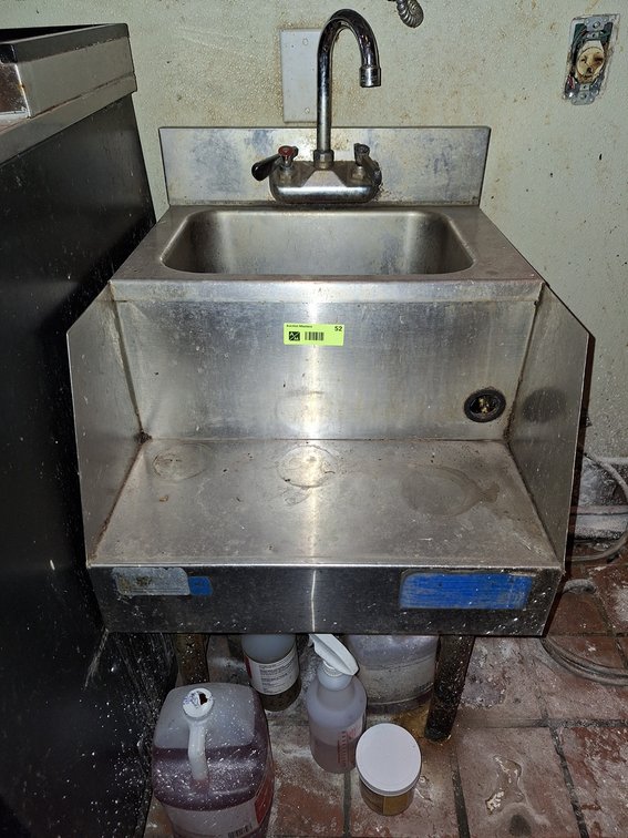 LaCrosse Underbar SS Hand Sink, 18"