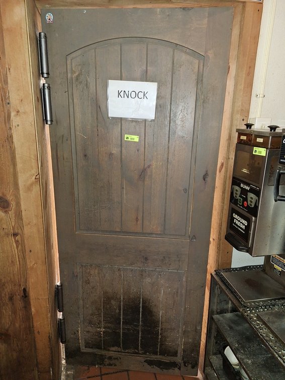 Swinging Door, 31"x76"