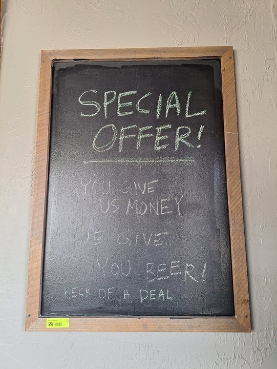 Chalkboard with Frame, 26"x36"