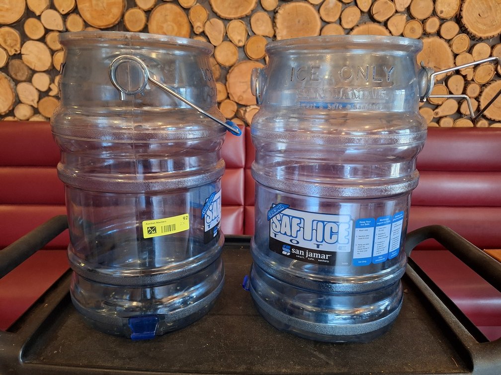 2 Poly Ice Totes