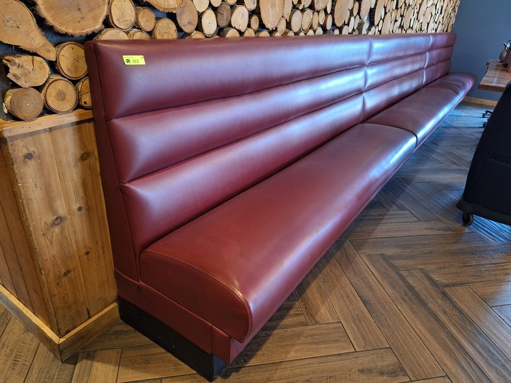 Vinyl Bench, 21'x2'x42"