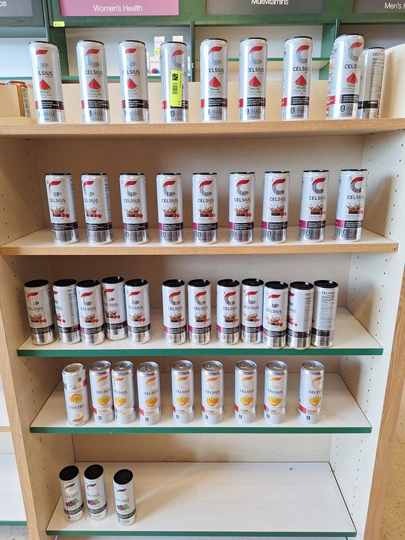 Assorted Cans of Celsius Drinks