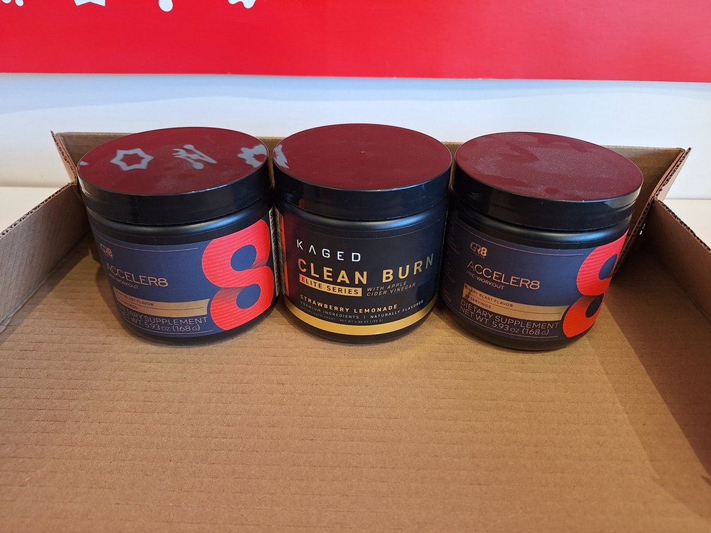 3 Jars of Supplements