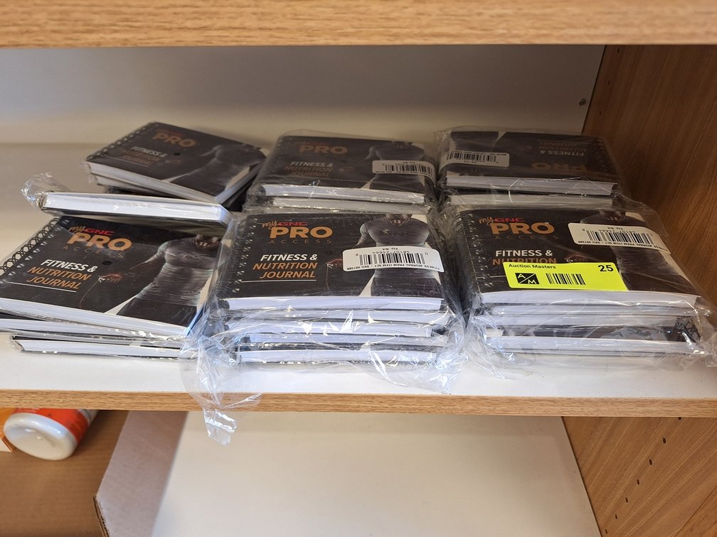 Fitness Journals on Shelf