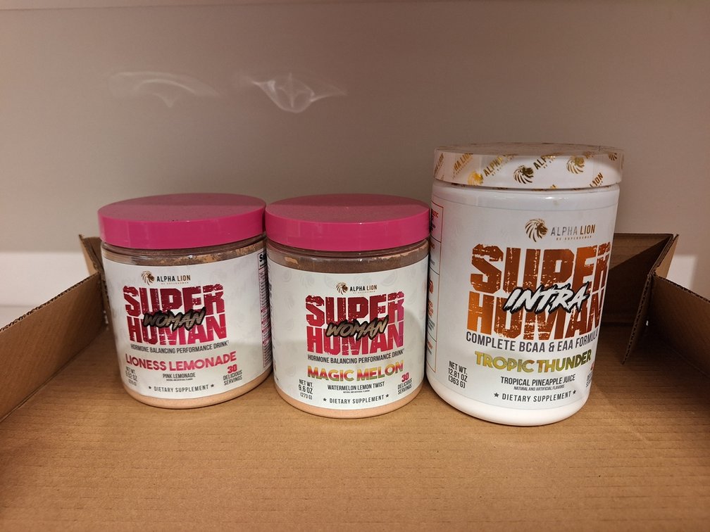 3 Jars Supplement Powder