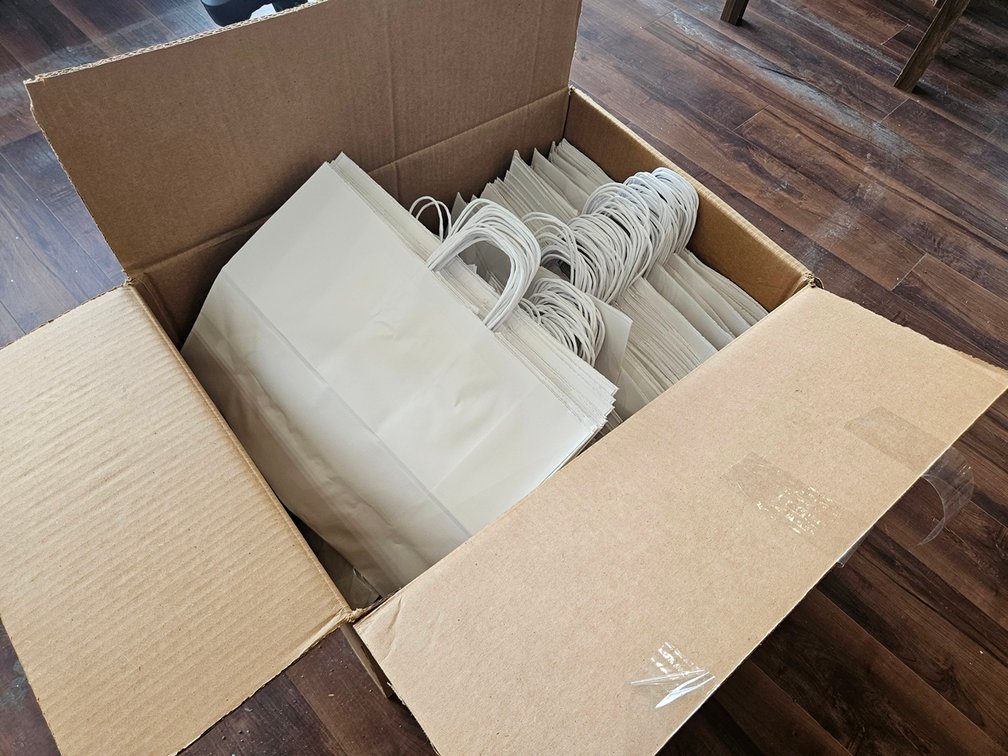 Box of Gift/Sales Bags