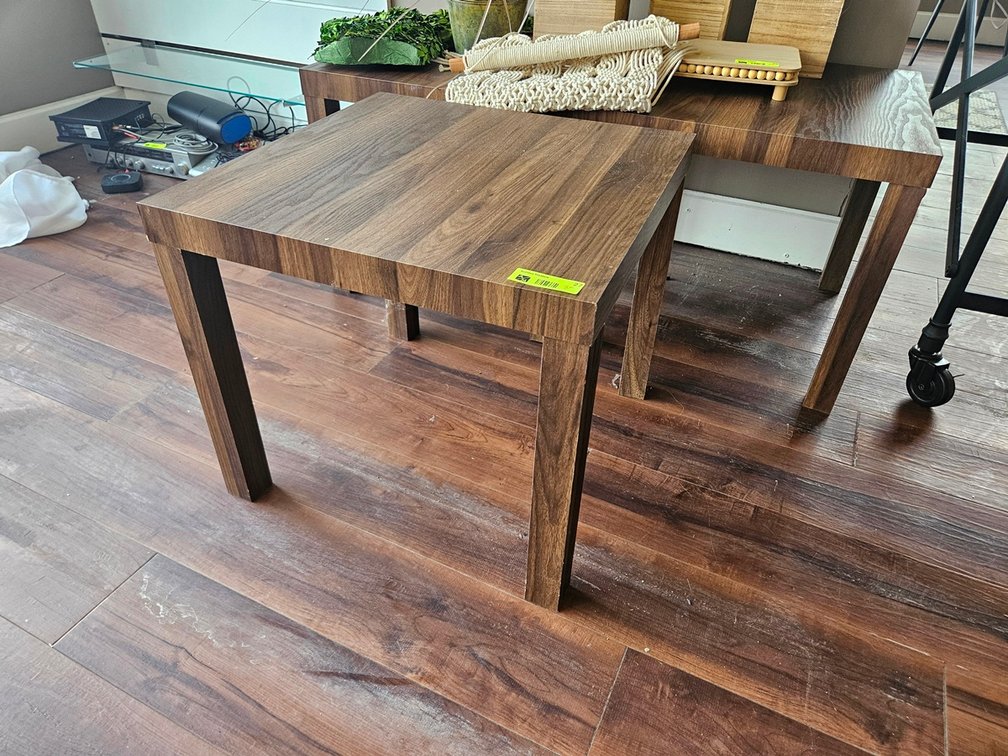 3 End Tables, 20"x20"x17.5"