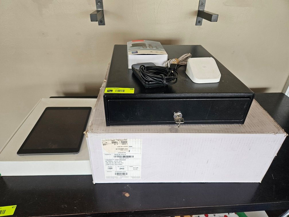 Assorted, iPad, 2 Cash Drawers, More