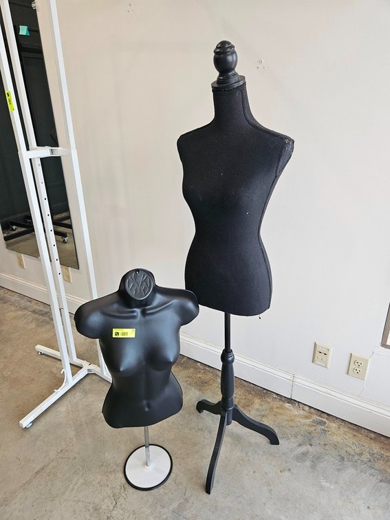 2 Assorted Torso Mannequins