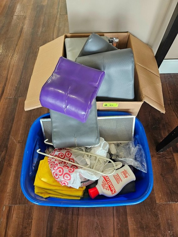 2 Boxes Assorted Tanning Accessories/Supplies