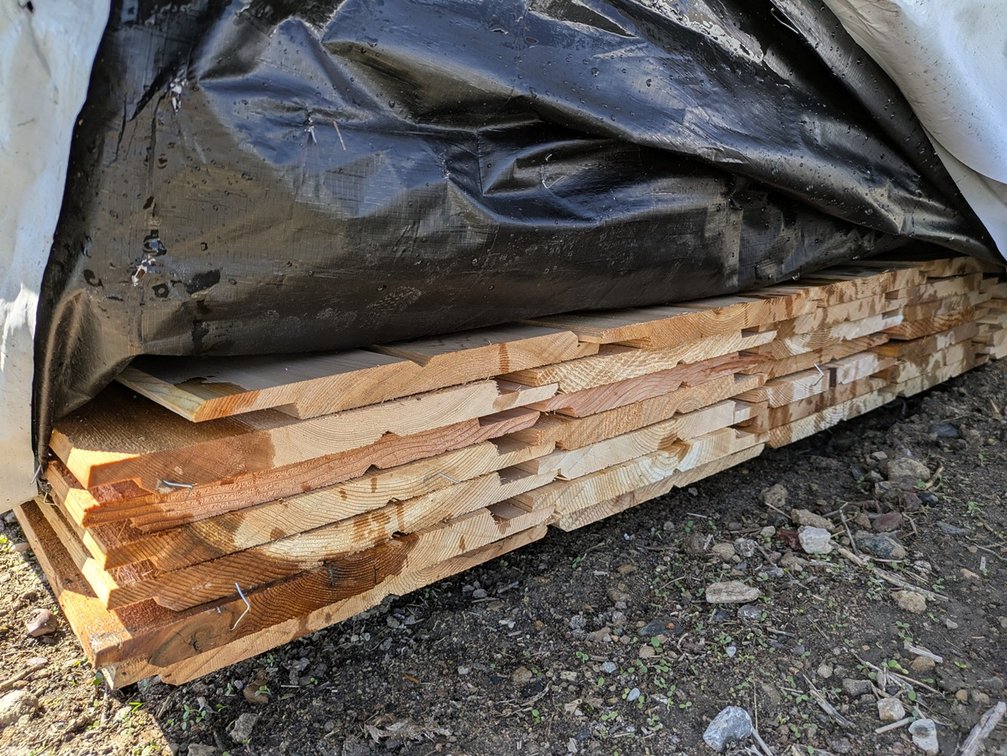 Cedar 1"x8" Channel Siding, 35 - 6' Lengths