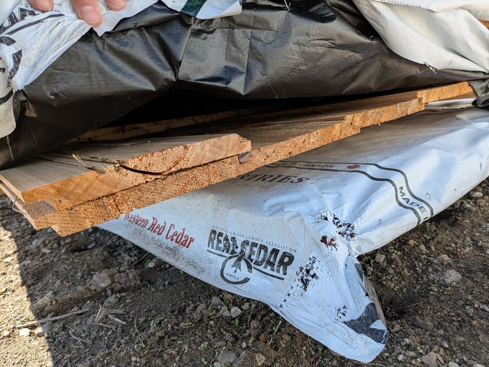 Shiplap 1"x8" Utility, 14" and 16' Lengths, 366 Linear Feet, 205 Sq. Ft.