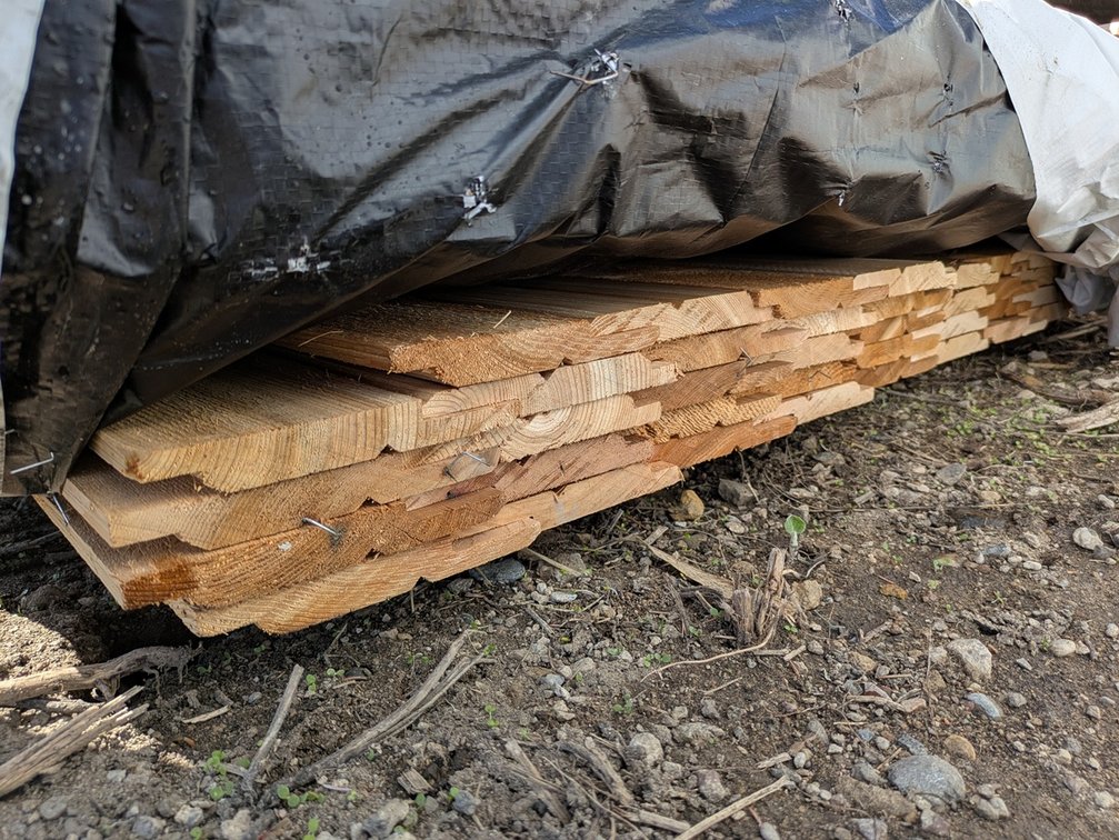 Cedar 1"x6" Channel Utility, 39 - 6' Lengths, 414 Linear Feet, 163 Sq. Ft.