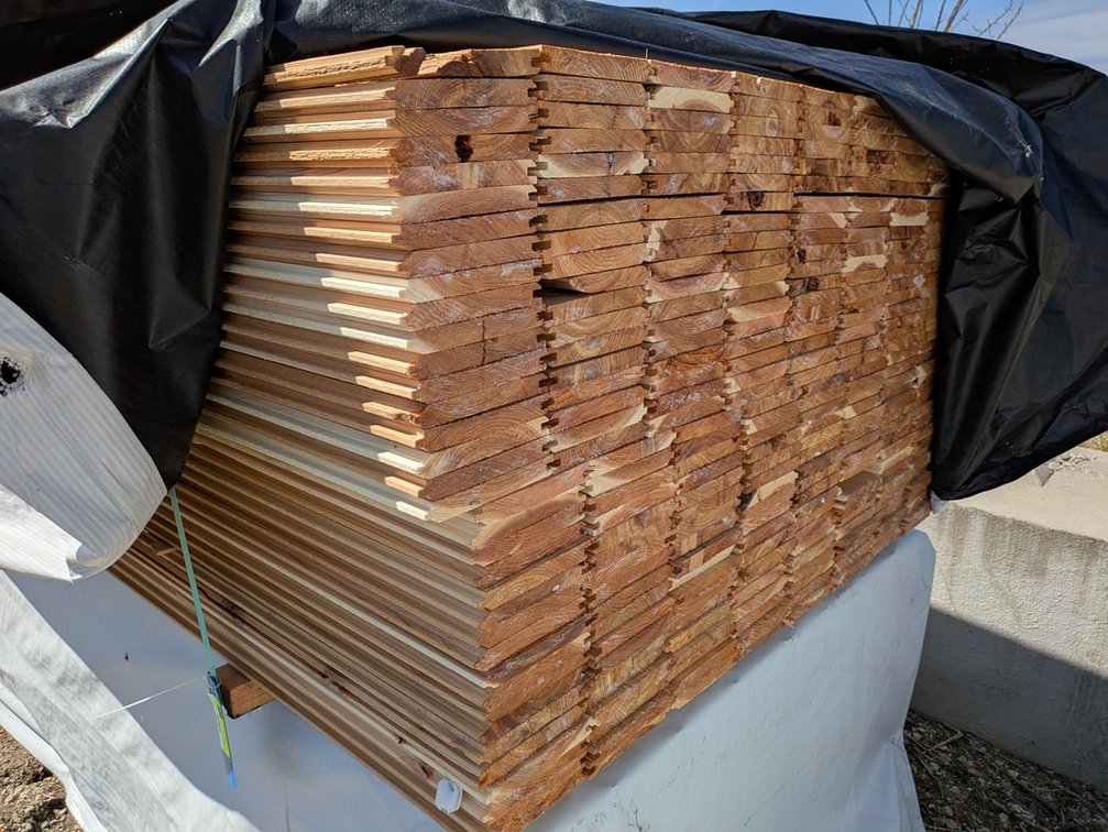 Cedar 1"x6" Utility Tongue and Groove Reversible, 288 - 8' Lengths, 2304 Linear Feet, 960 Sq. Ft.