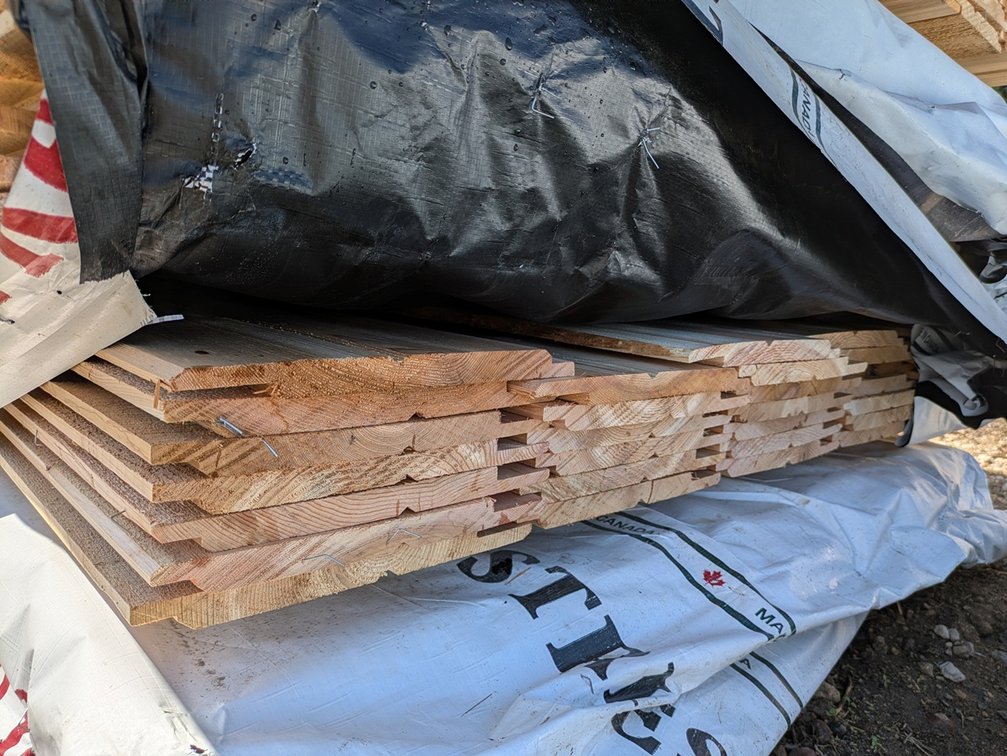 Cedar 1"x8" Channel Siding, 39 - 6' Lengths