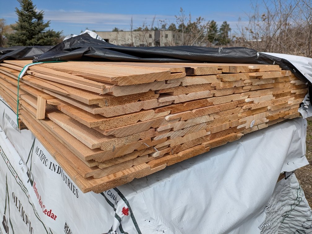 Western Red Cedar 1"x8" Utility Channel Bandsawn KD R/L, 10' Lengths, 740 Linear Feet, 416 Sq. Ft.