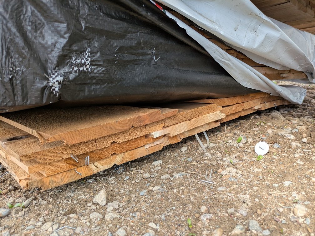 Western Red Cedar 1"x10" Utility Channel Bandsawn KD R/L, 12' Lengths, 192 Linear Feet, 106 Sq. Ft.