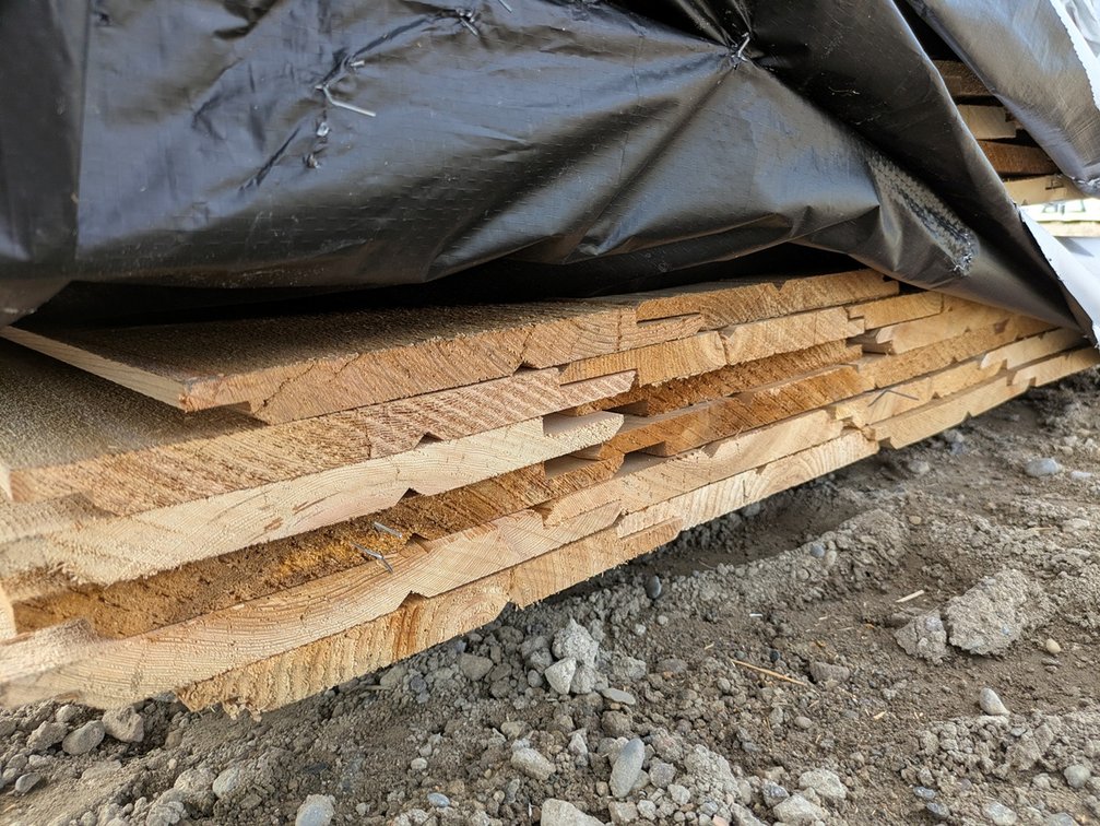 Western Red Cedar 1"x10" Utility Channel Bandsawn KD R/L, 14' Lengths, 378 Linear Feet, 168 Sq. Ft.