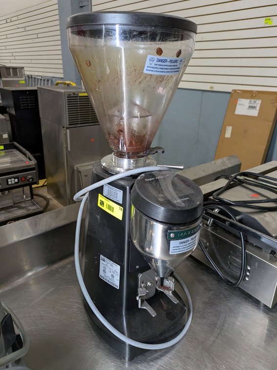 Mazzer Luigi Coffee Grinder, Model: Super Jolly V