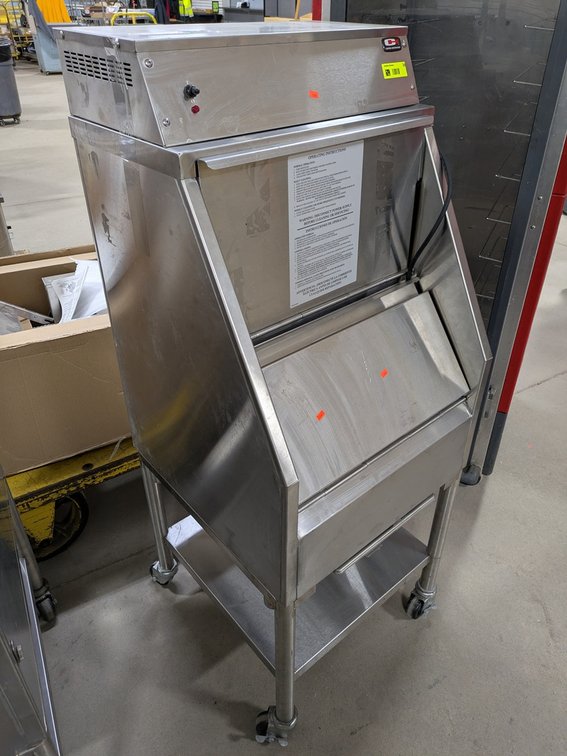 Carter Hoffman Gravity Feed Chip Warmer/Dispenser on Wheels, Model: CW2E-1, 22 1/2"x23"x57"