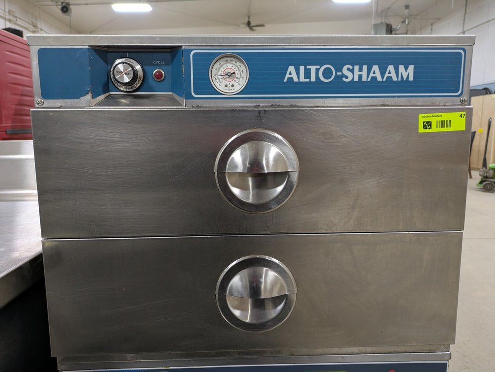 Alto Shaam 2-Drawer Warmer on Wheels, Model:500-2D